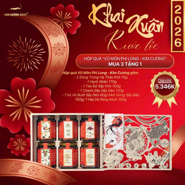 🔥🔥🔥 HOT DEAL MUA 3 TẶNG 1 - HỘP QUÀ "VŨ MÔN PHI LONG - KIM CƯƠNG"